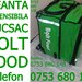 Geanta Bolt Food modelul nou extensibil de rucsac Bolt bun si pt Glovo Wolt